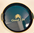 Elegant Serving Tray – Decorative Round Tray for Coffee Table & Home Decor