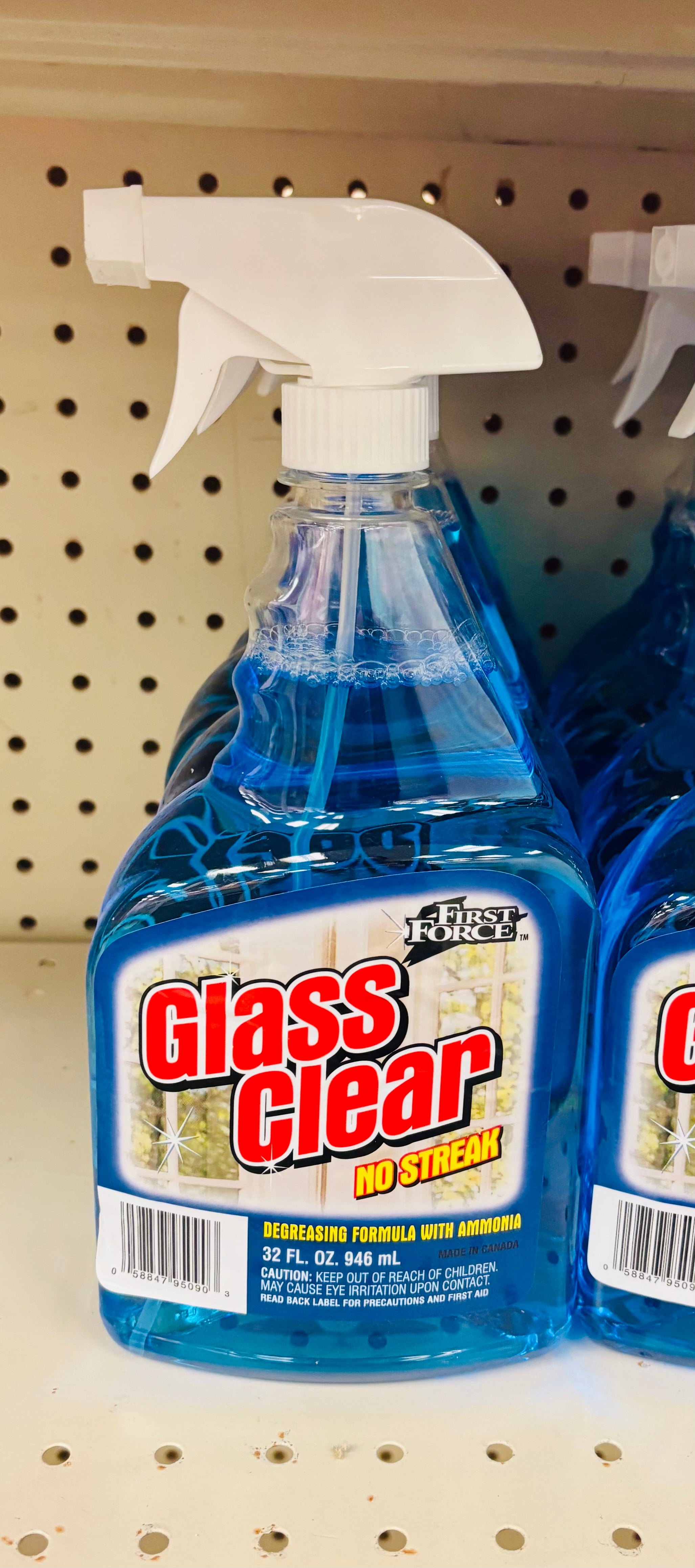 Glass Cleaner Spray – Streak-Free Window & Mirror Cleaner (32oz)