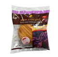 Baked wheat cake with purple sweet potato flavor