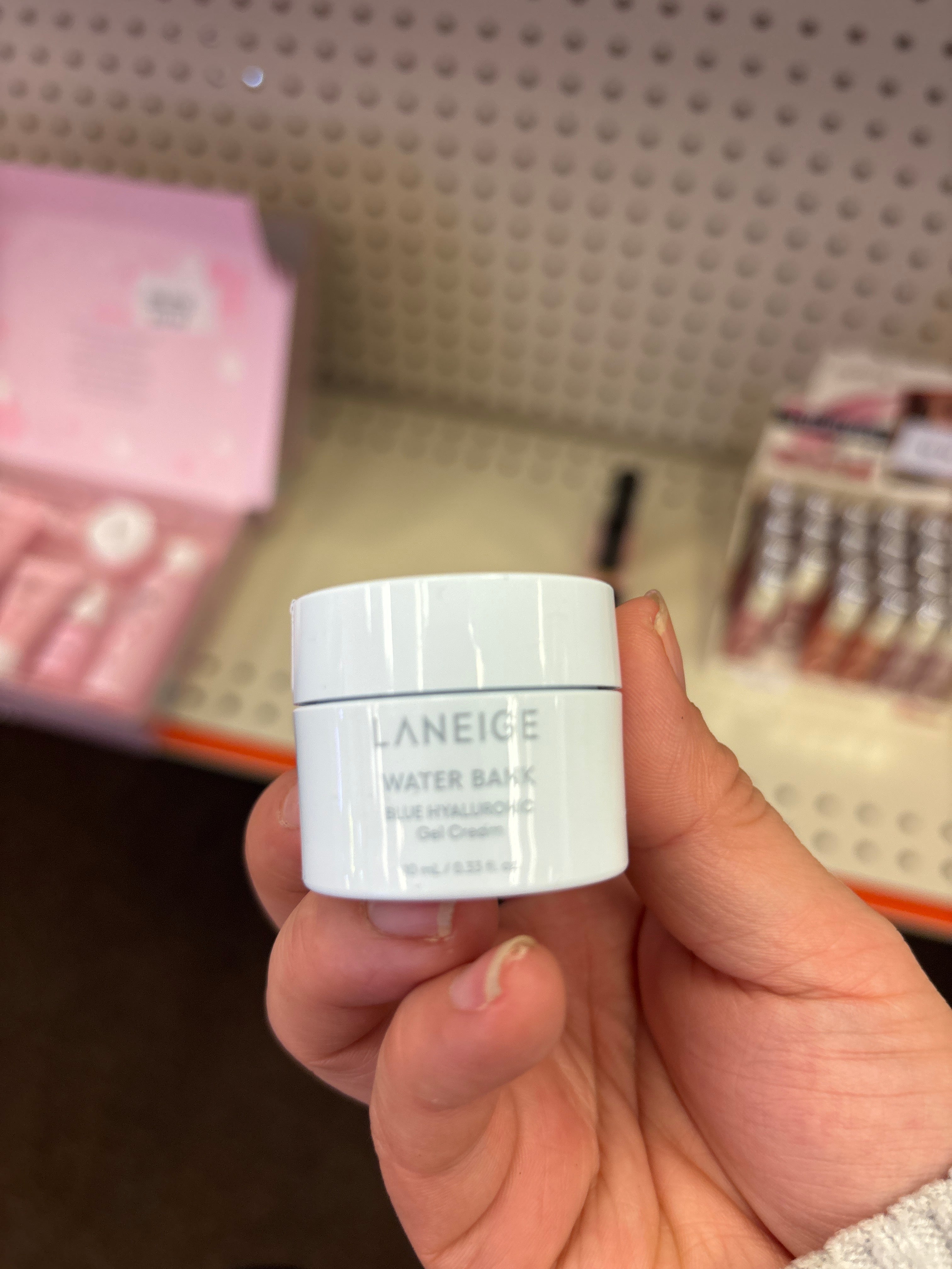 Laneige Water Bank Blue Hyaluronic Gel Cream (Mini 10ml) – Hydrating Korean Moisturizer for Oily & Combination Skin