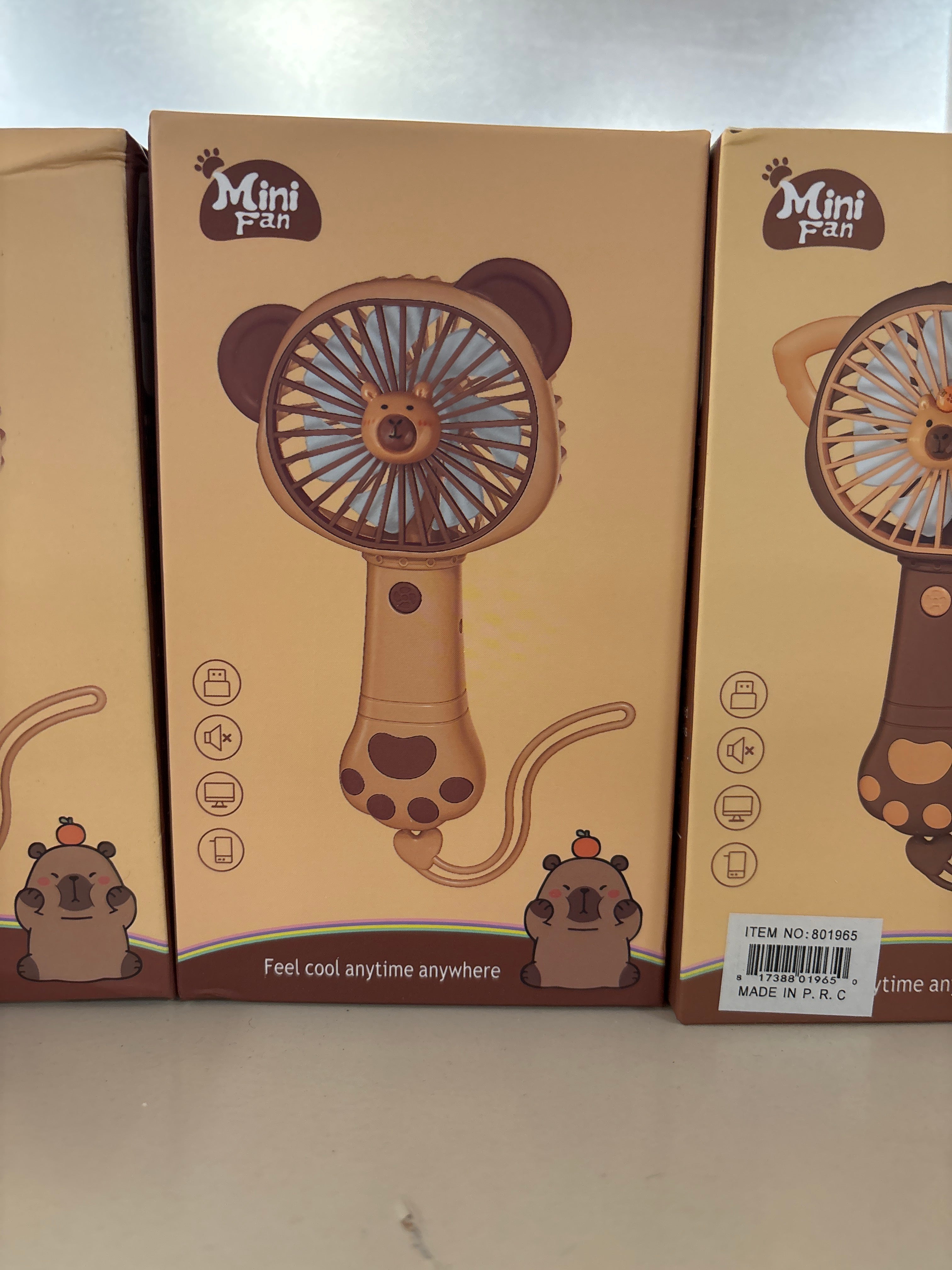 Cartoon Mini Fan