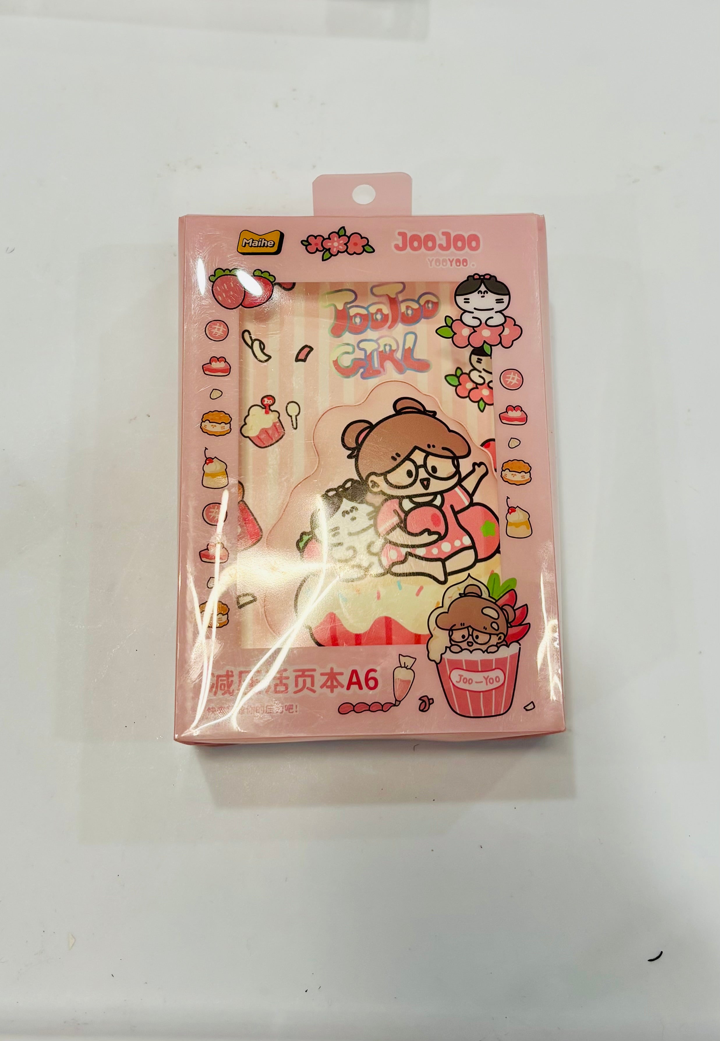 A6 Cute Cartoon Notebook – JoJoo Girl Pocket Journal (Soft Cover)