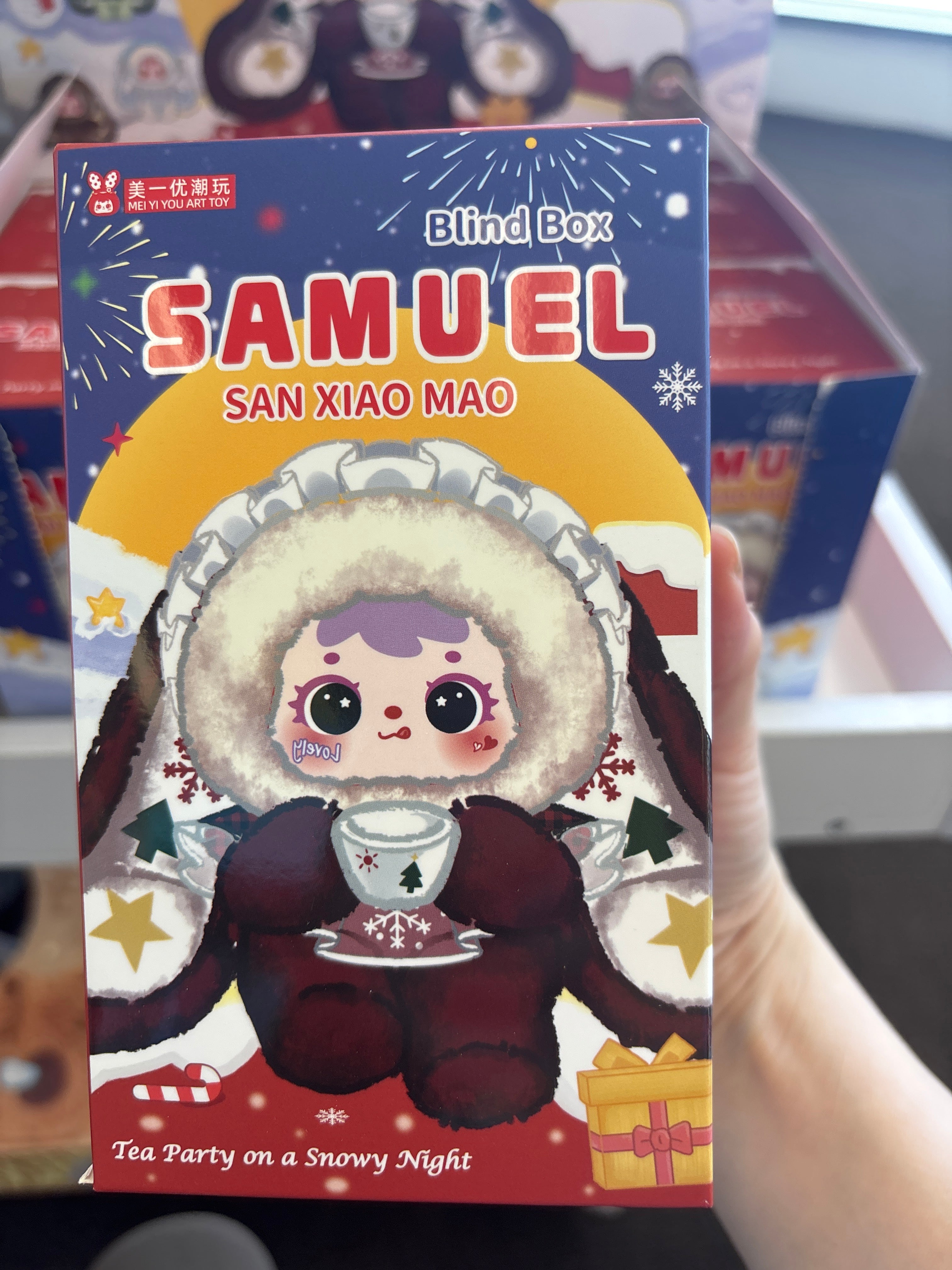 Baby Three Tea party on a snowy Night blind box