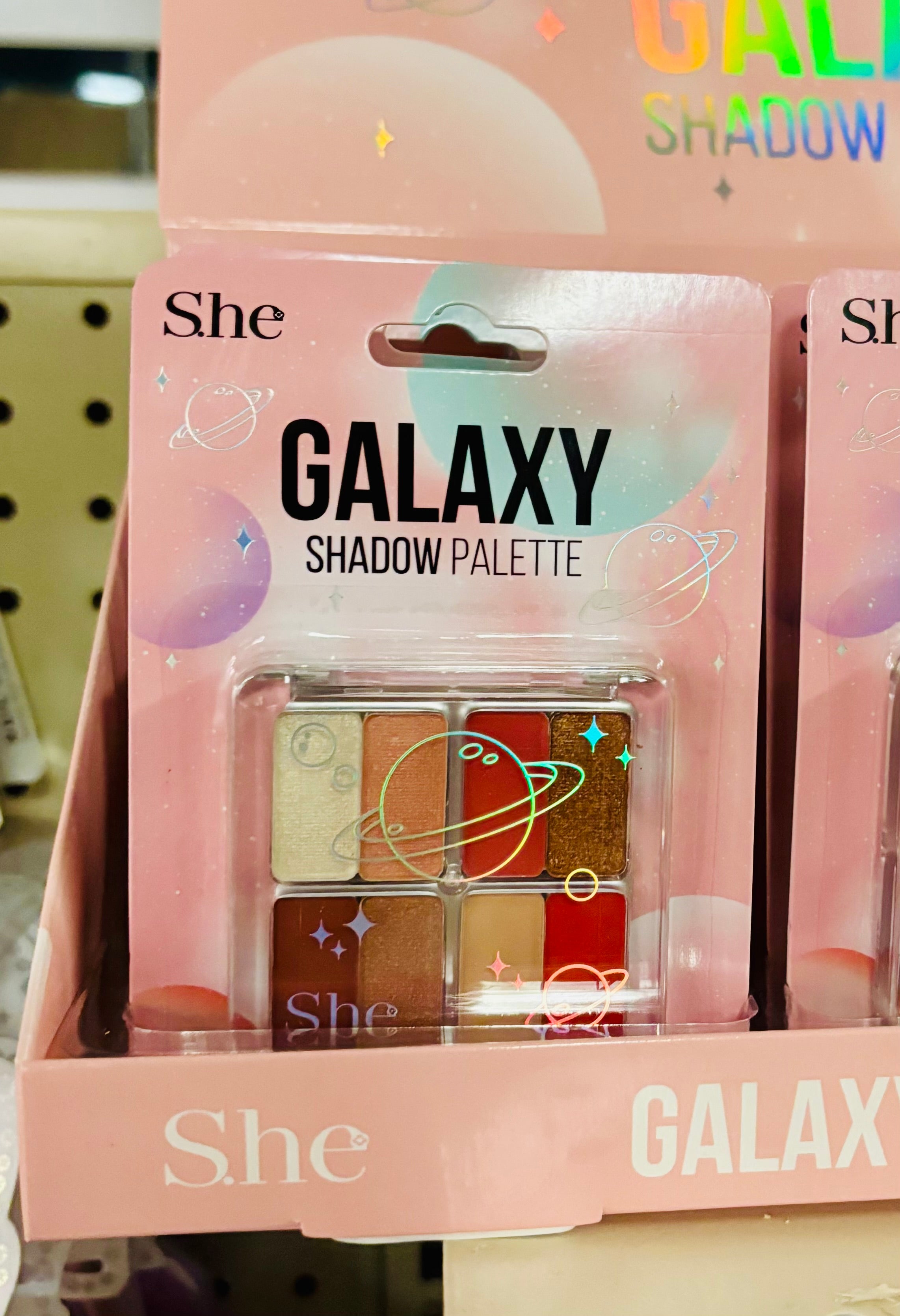 Galaxy Eyeshadow Palette – 6 Color Shimmer & Matte Eye Shadow Kit | Travel Size Makeup Palette