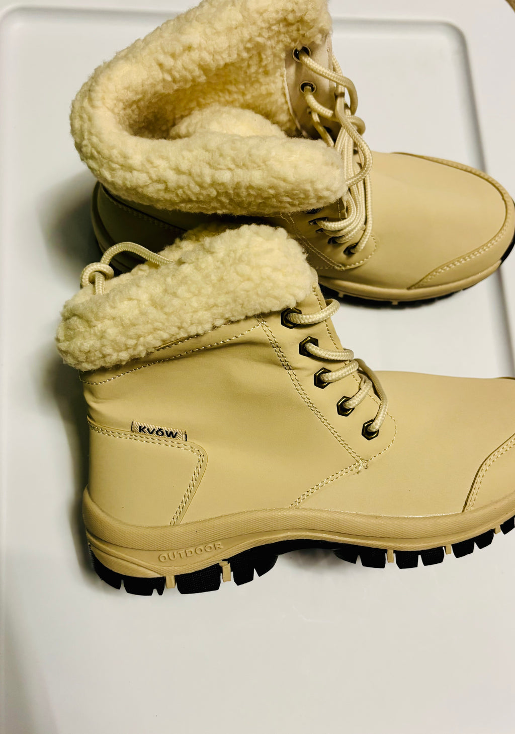 Fleece Lined Winter Snow Boots – Waterproof Non-Slip Outdoor Warm Boots for women