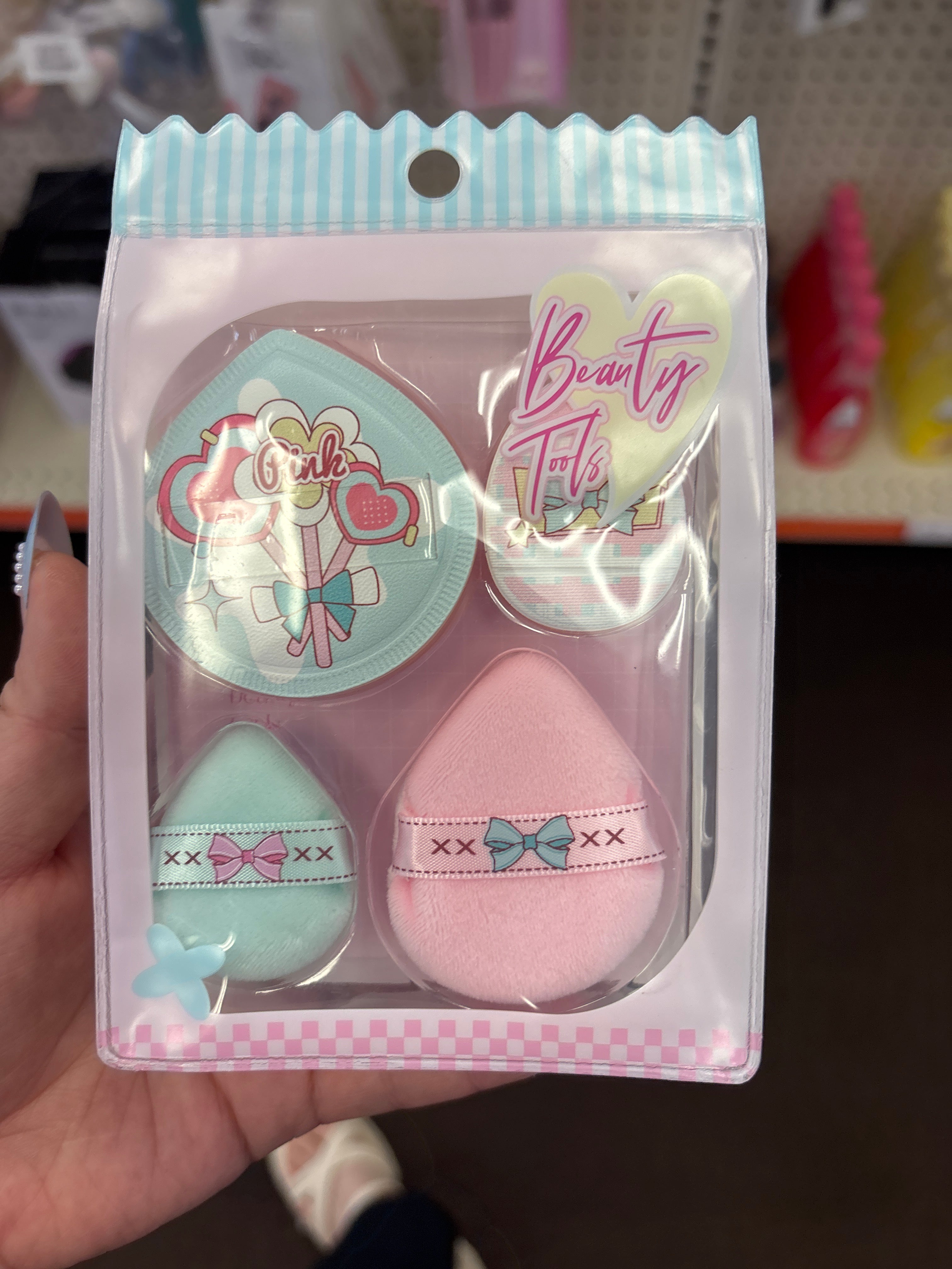 Beauty Tools: Candy Series Powder Puff Set 4pcs