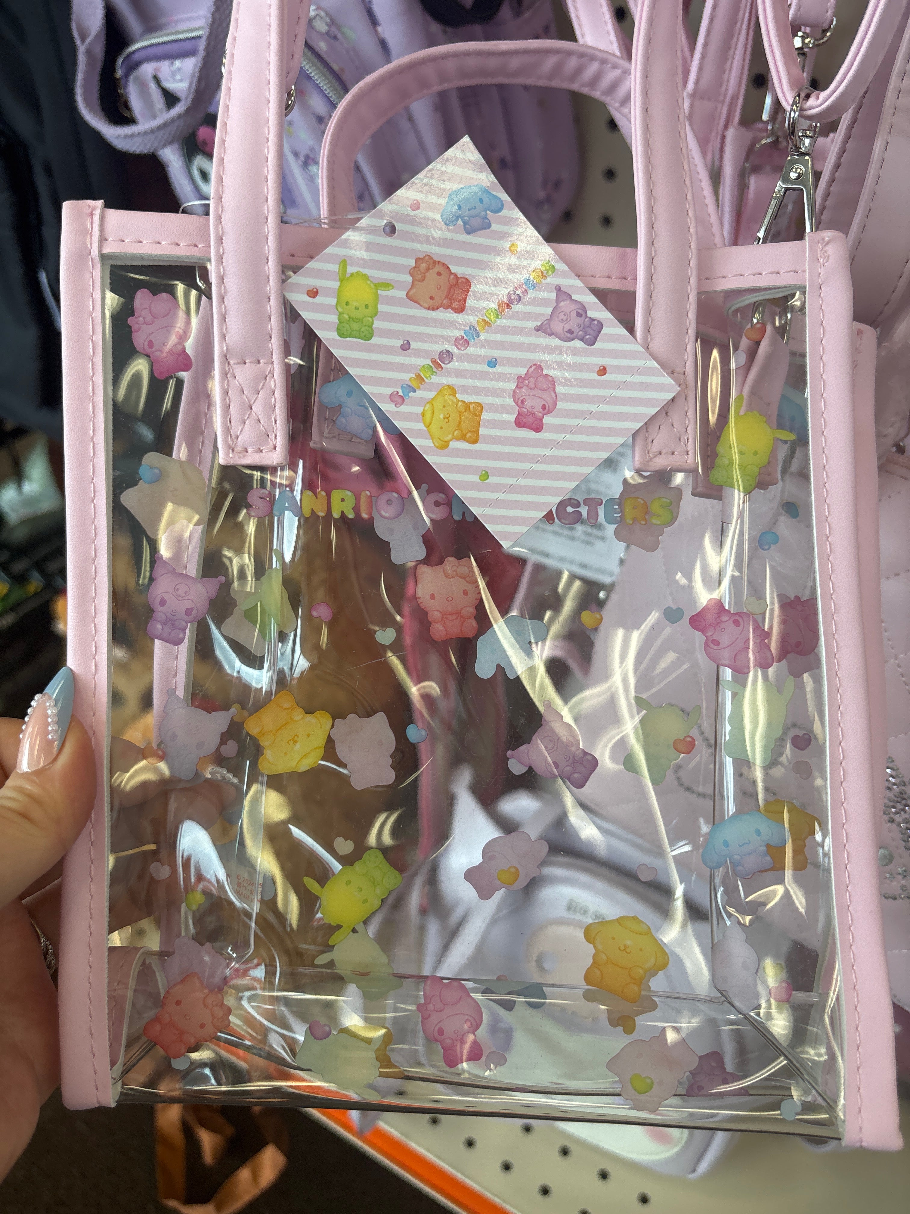 Sanrio character clear bag