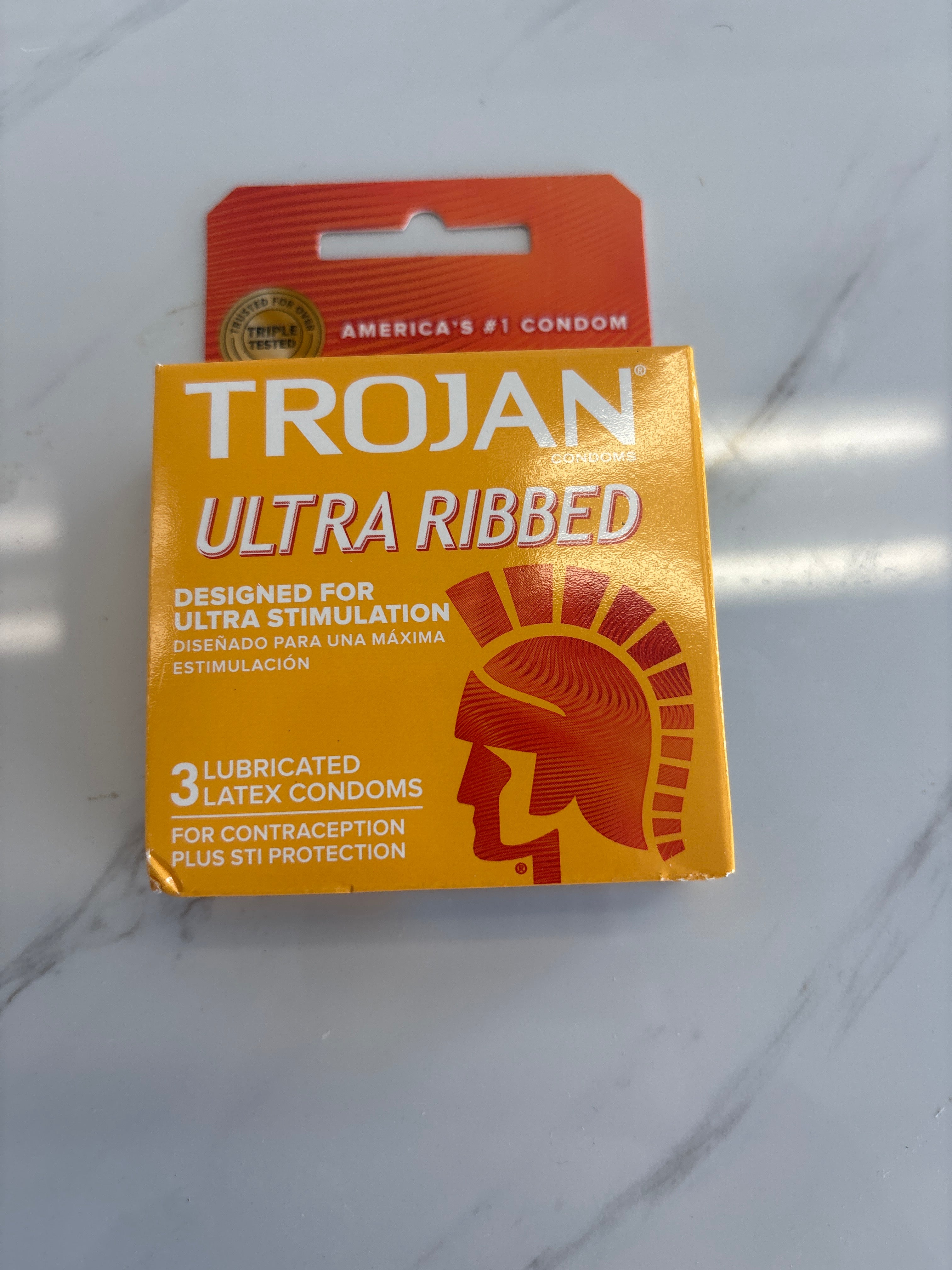 Trojan condom Brown