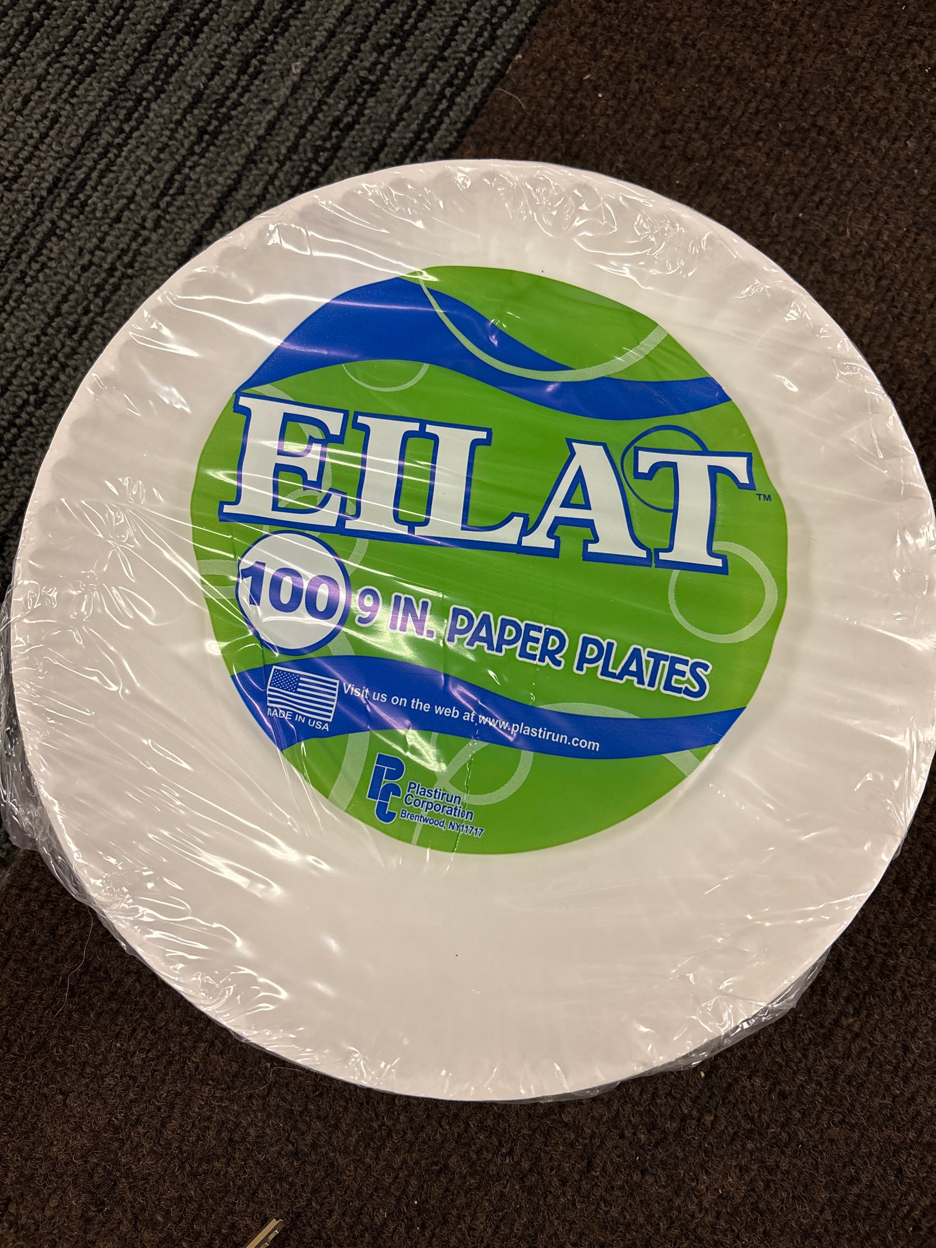 9” Paper plates 100 pcs