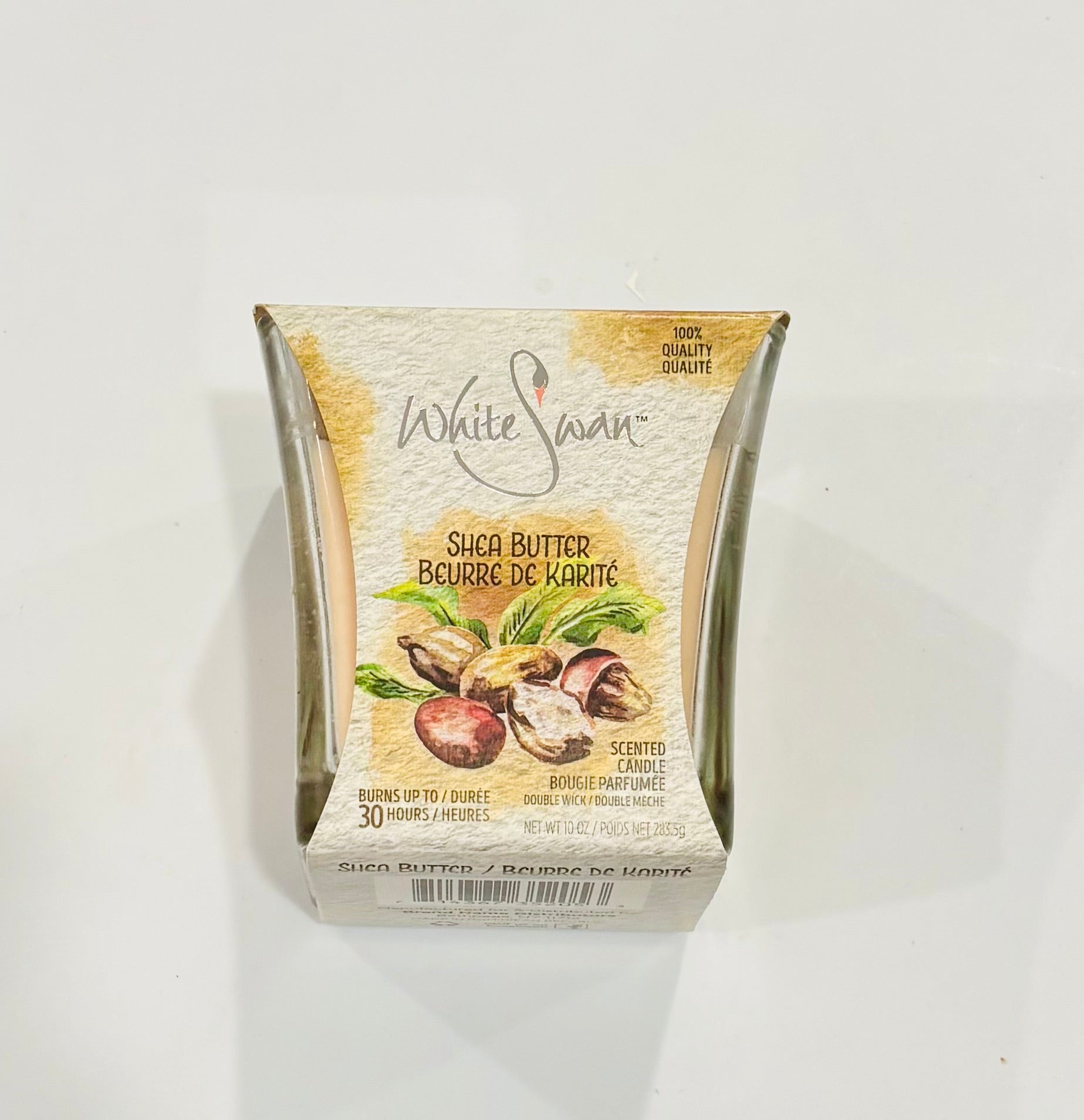 White Swan Scented Candle – Double Wick 10oz Long Burn Candle
