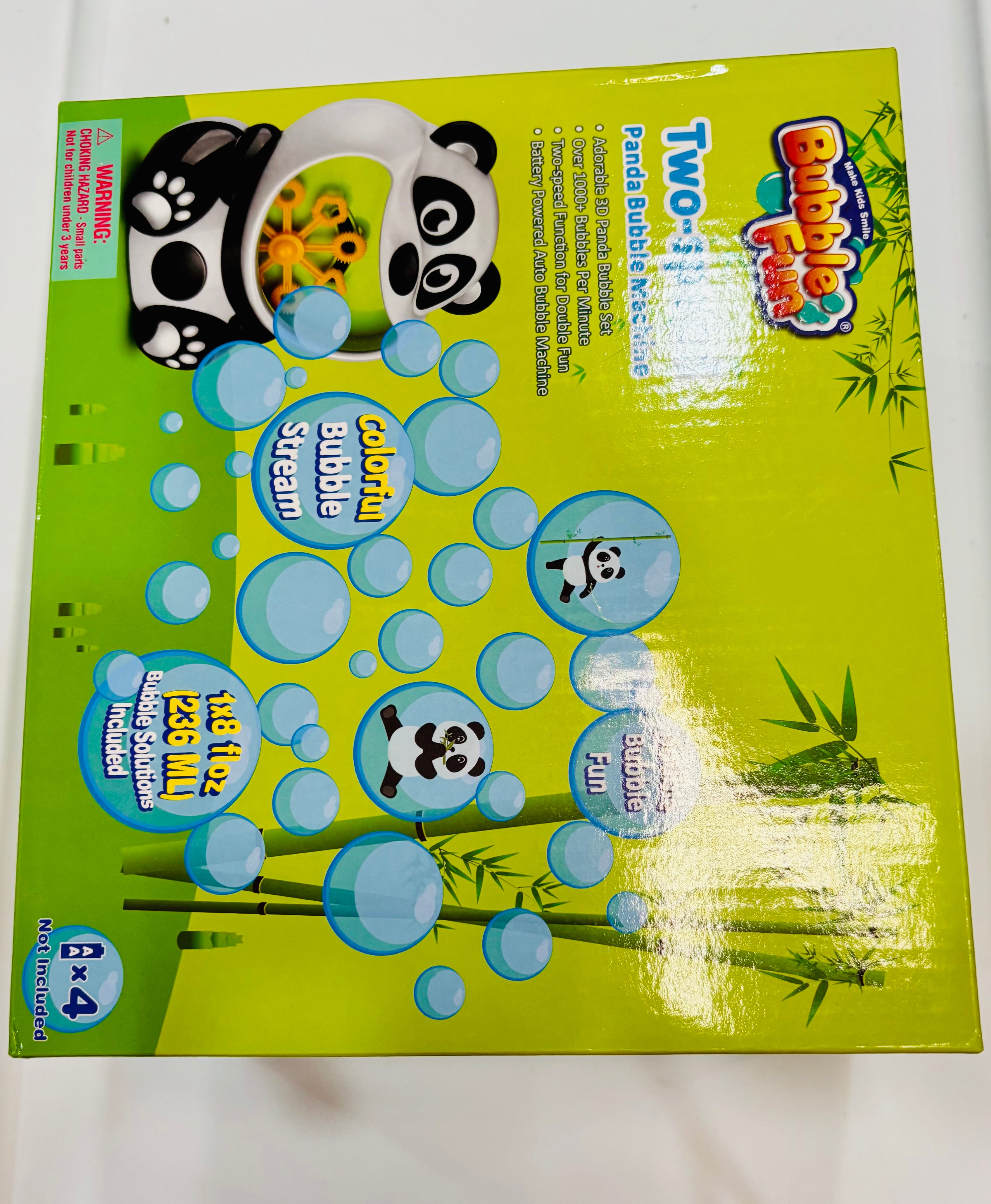 Panda Bubble Machine – Automatic Bubble Maker Toy