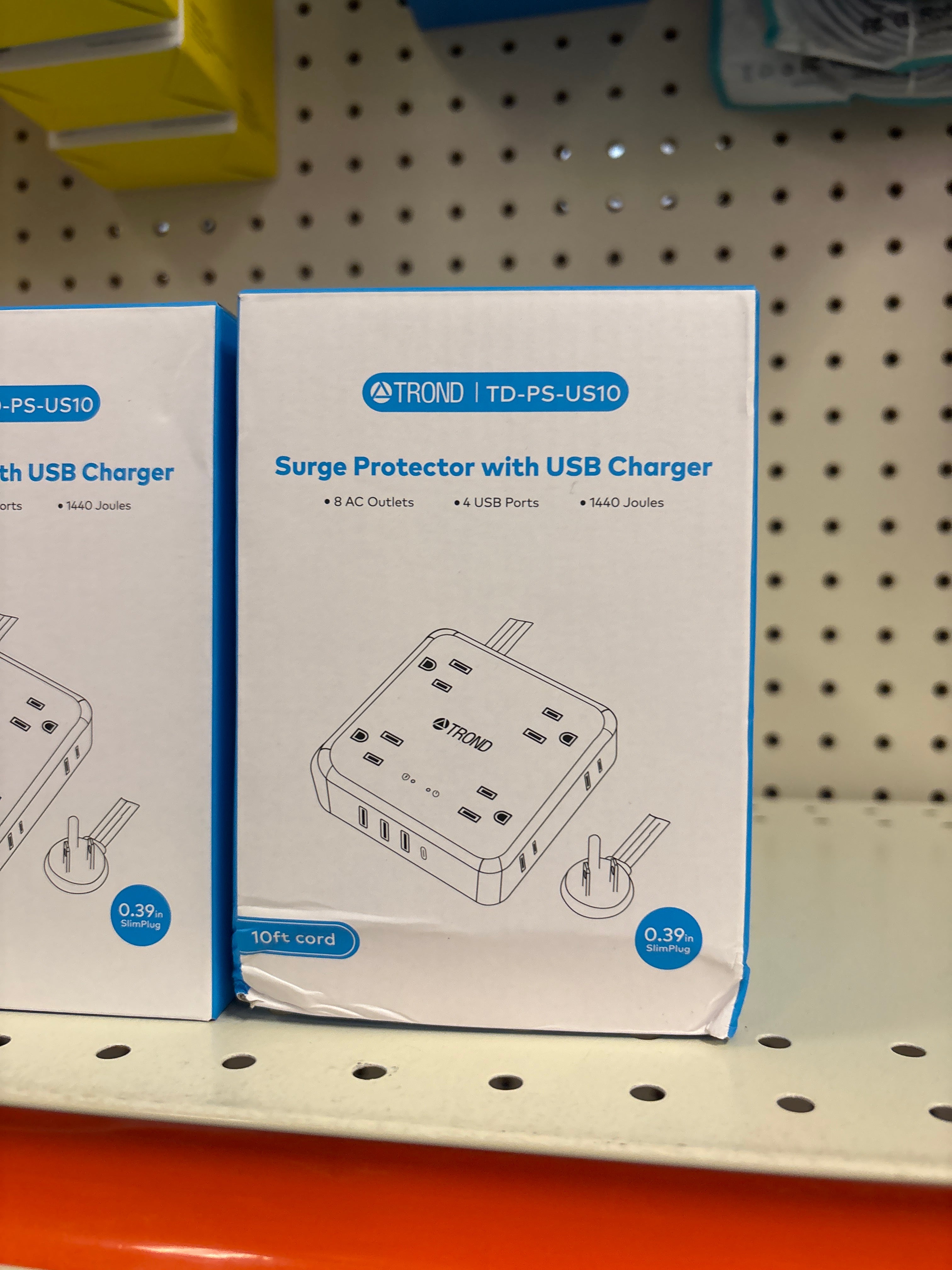 10ft outlet with usb charger