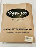 Ultra Soft Plush Blanket 50” x 60” – Cozy Fleece Throw Blanket for Sofa, Bed & Travel