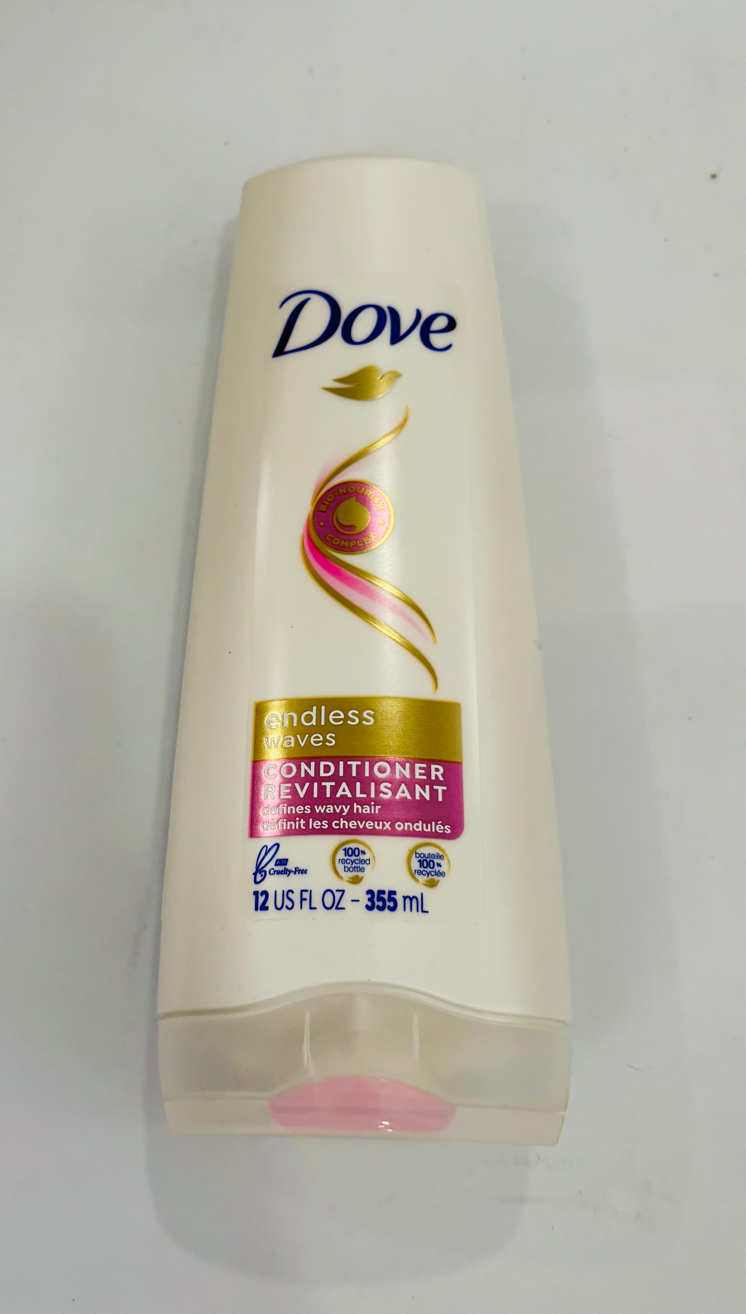 Dove Endless Waves Conditioner – Defines Wavy Hair, Lightweight Moisture, 12 fl oz