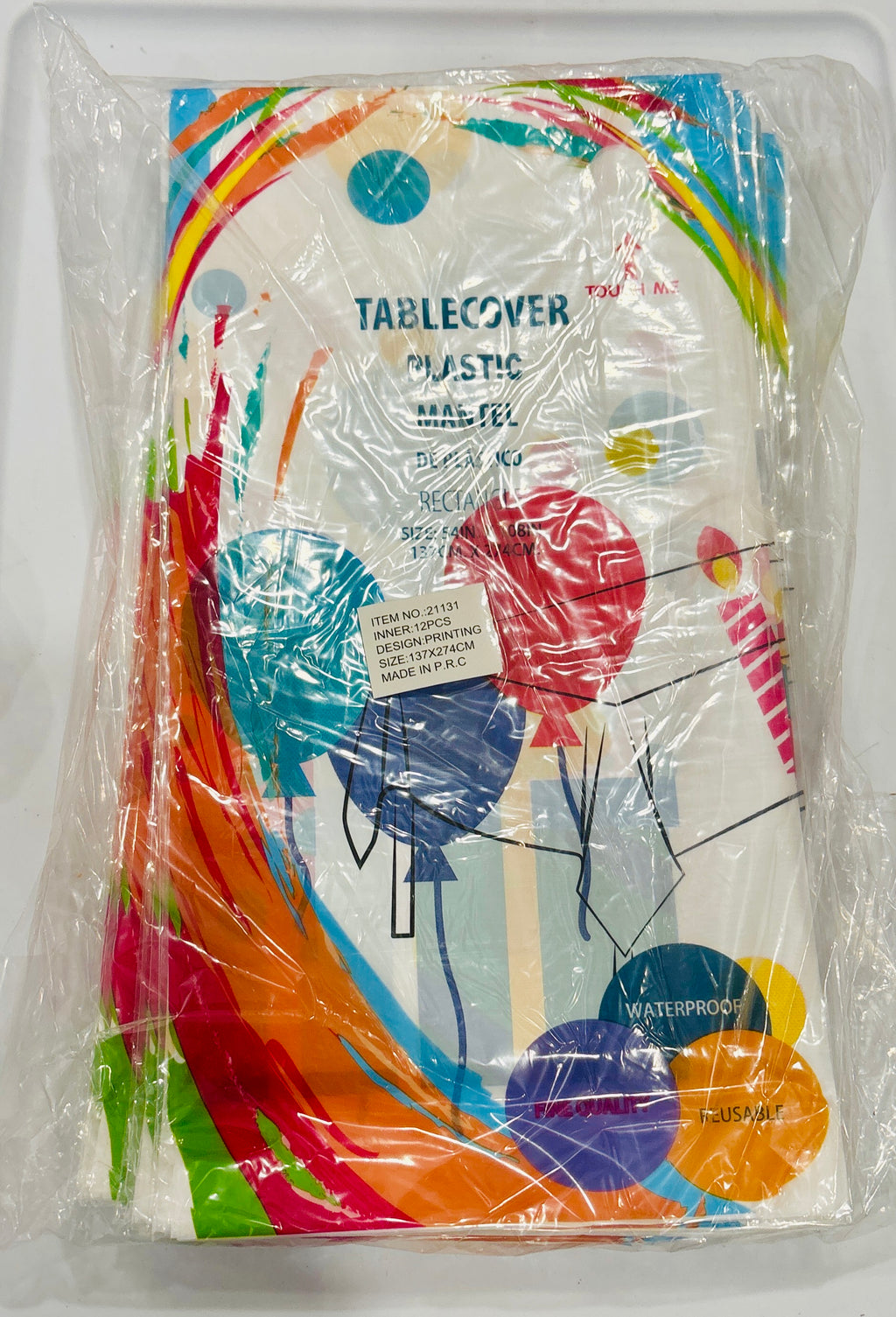 Disposable Plastic Table Cover – Waterproof Party Tablecloth