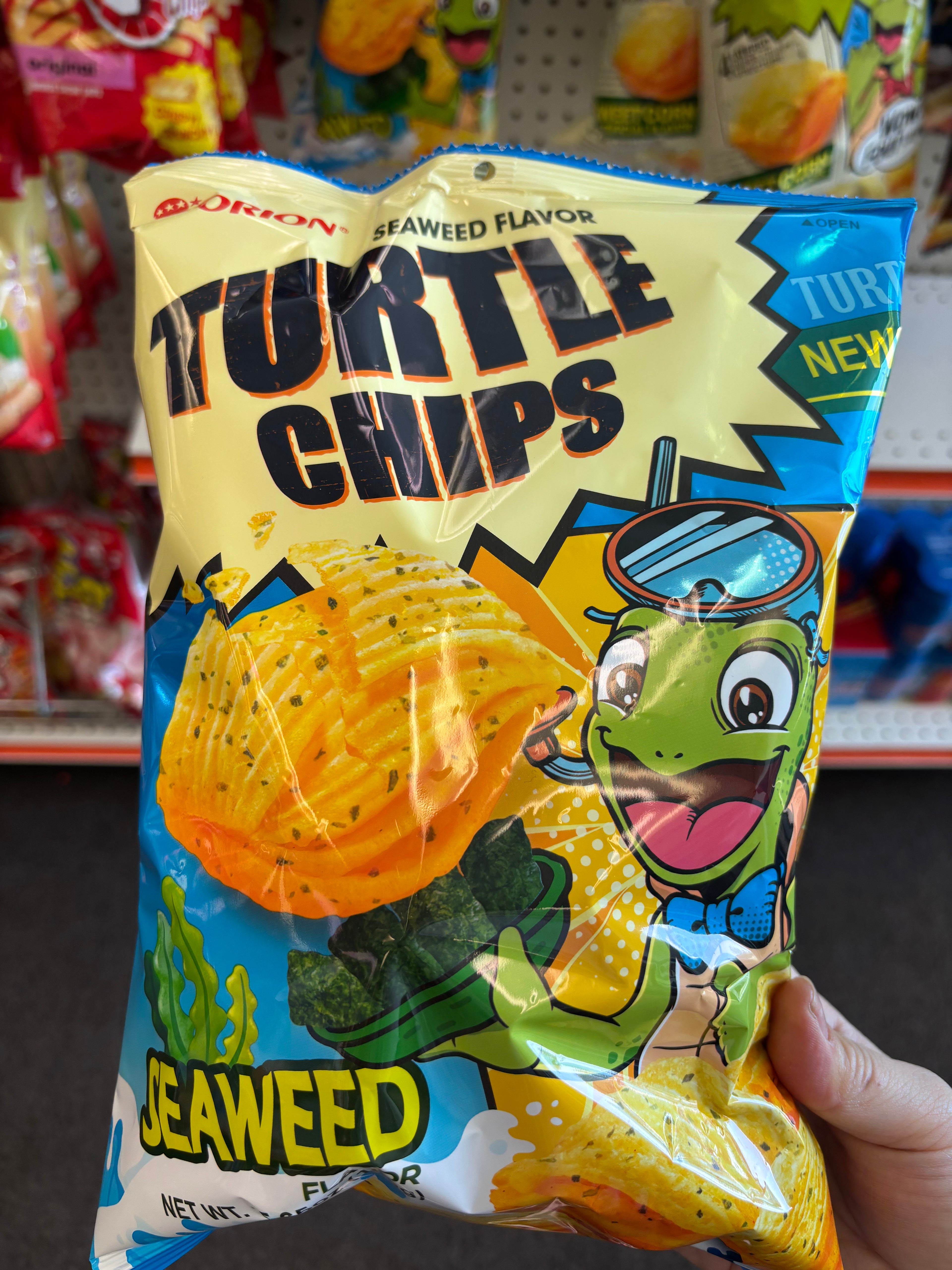 Turtle chips seaweed 160g