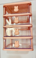 Cute Mini Drawer Organizer – Desktop Storage Box with Cartoon Handles