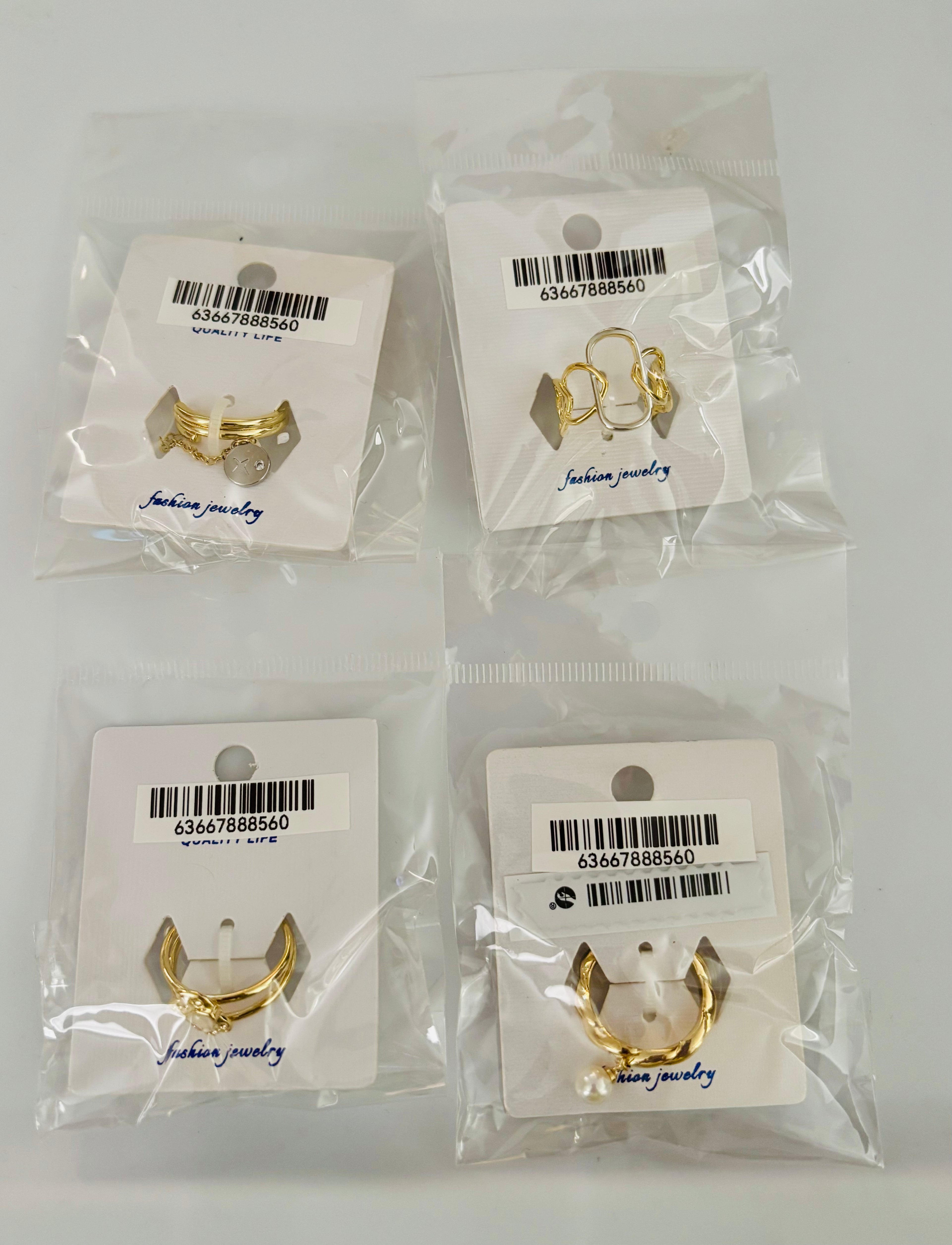 Gold Fashion Rings – Minimalist Adjustable Rings for Women