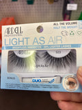 Ardell Light As Air False Eyelashes 523 – Lightweight Natural Lashes with Adhesive (Beginner Friendly)