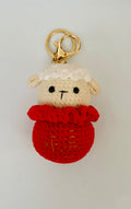 Handmade Plush Keychain Cute Crochet Keychain Kawaii Bag Charm Soft Toy Keychain Gift