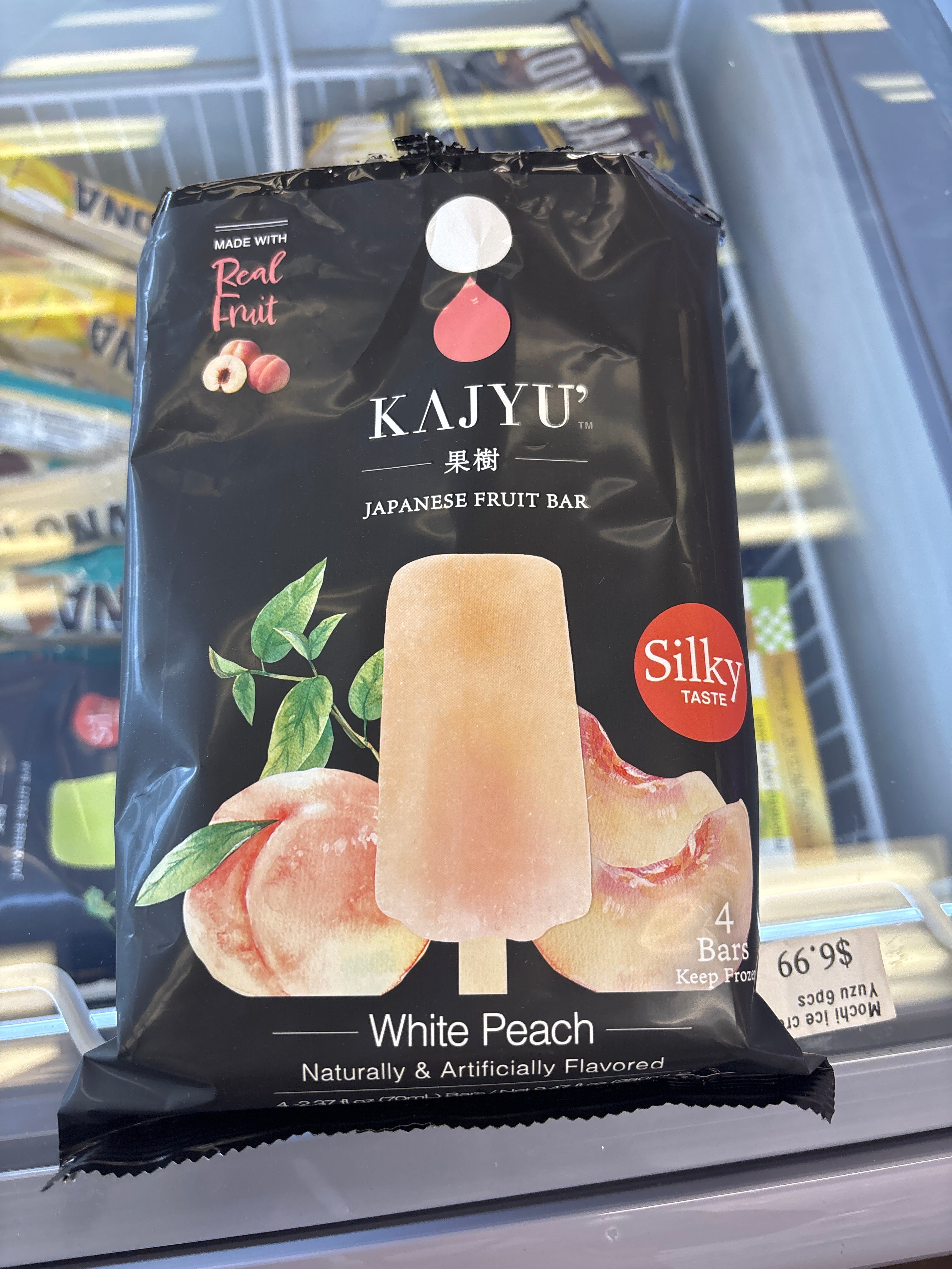 Real fruit peach bar