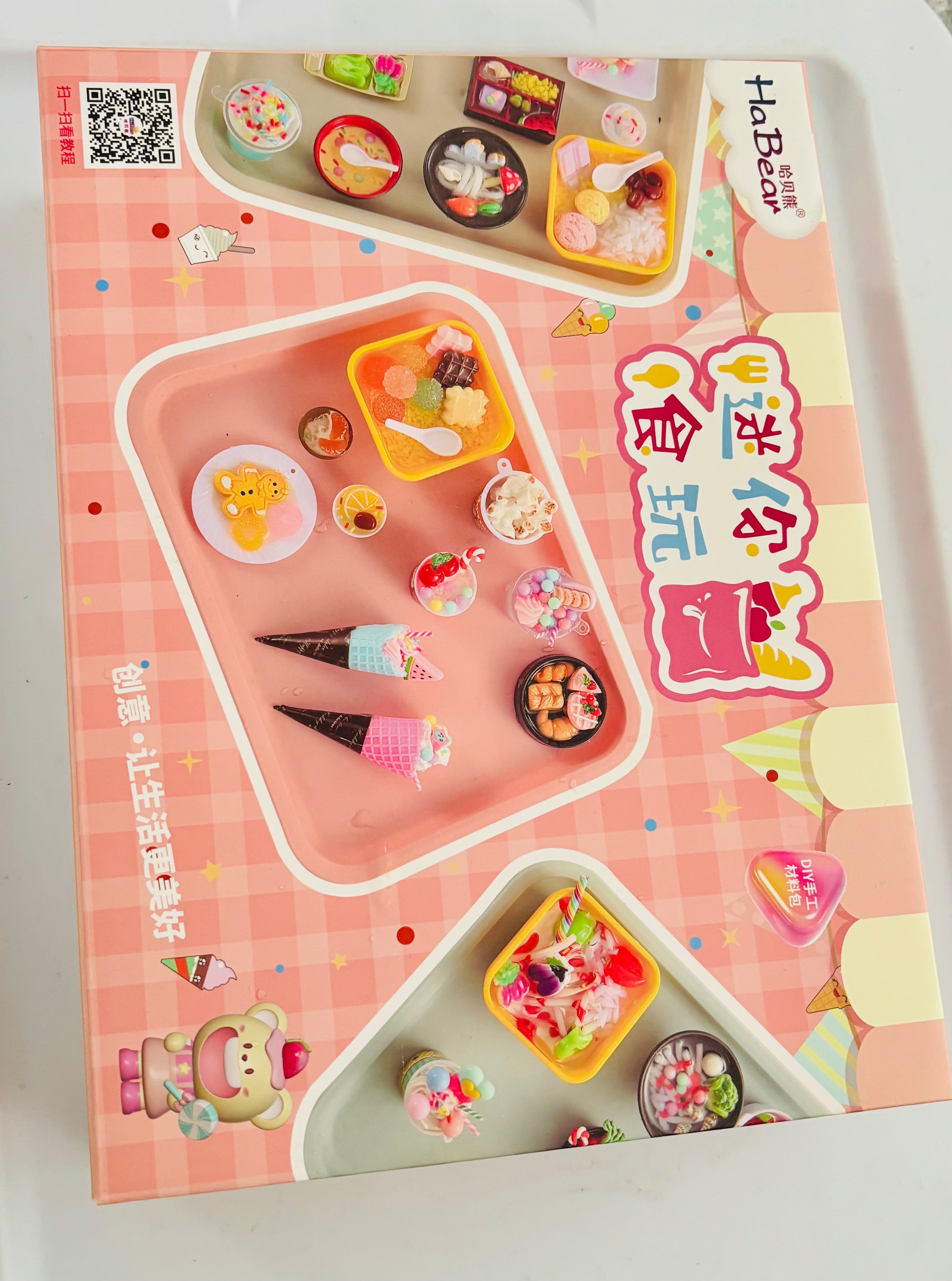 Mini Food DIY Craft Kit – Cute Miniature Dessert Toy Set
