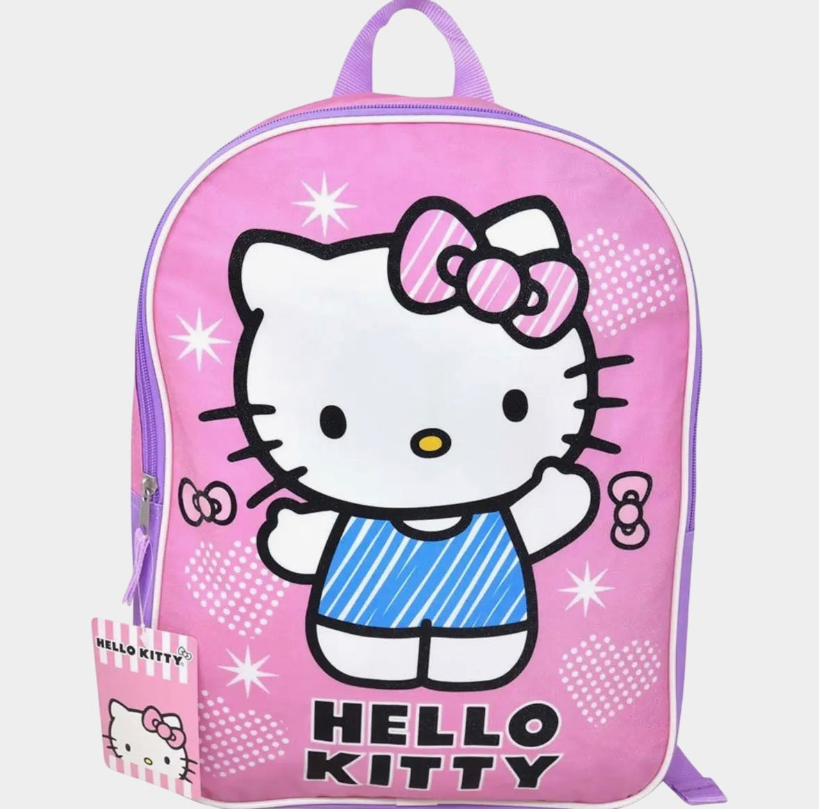 Hello Kitty Kids Backpack Pink School Bag Cute Sanrio Travel Backpack for Girls