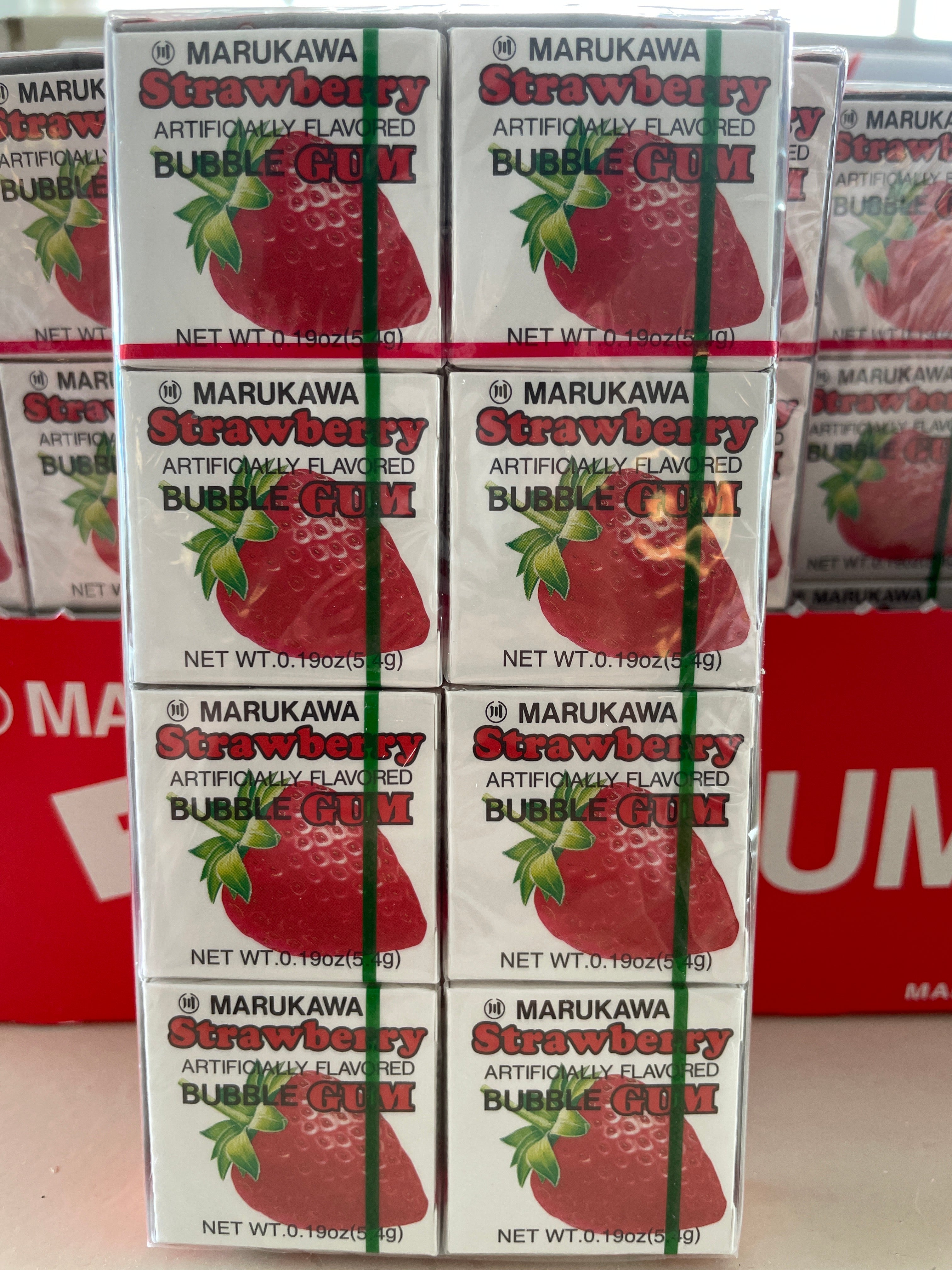 Strawberry Bubble Gum 8 Pack